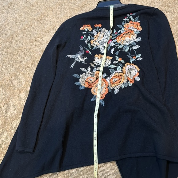 Johnny Was 100% cashmere cardigan sweet! - Picture 5 of 6